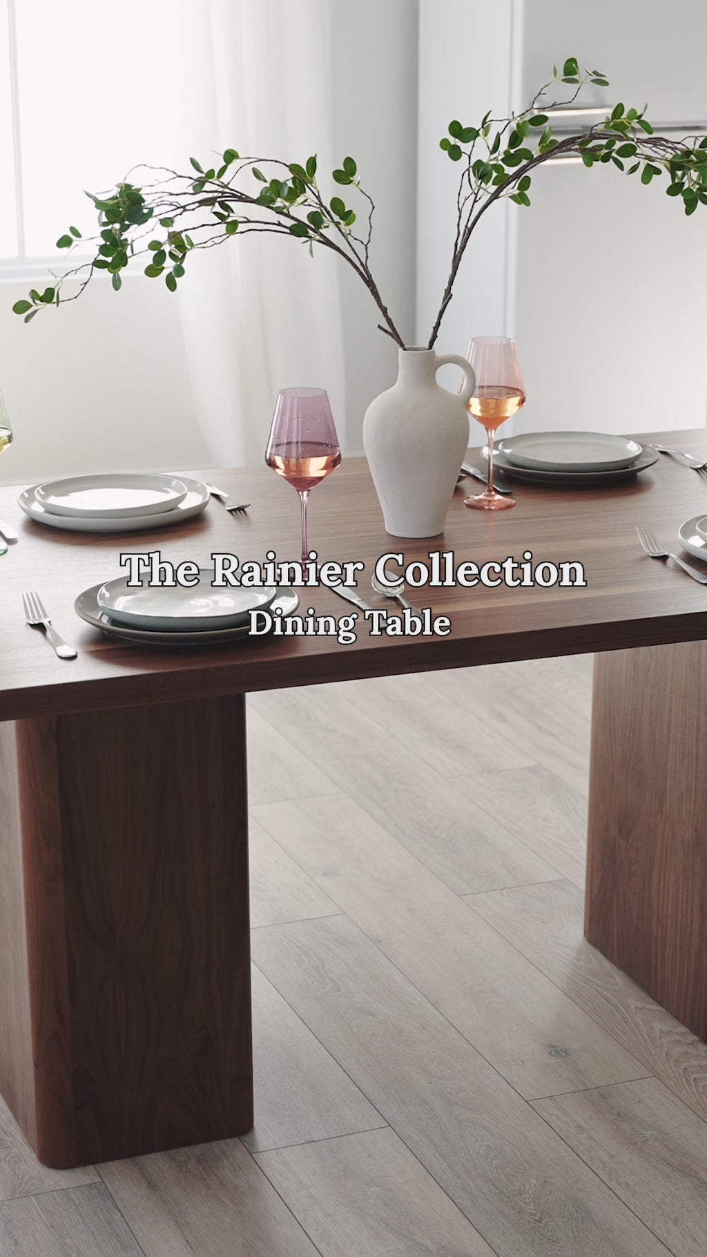 Custom Walnut Live Edge Table - Rainier Furniture